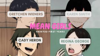 A Cautionary Tale  HAIKYUU x MEAN GIRLS [upl. by Madai]