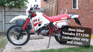 Yamaha DT 125r carburettor strip and clean [upl. by Annig252]