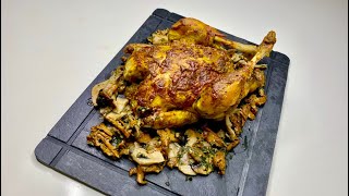 Poulet aux trois Champigons [upl. by Ezitram]