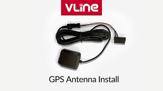 How to install GPS Antenna on top of the car dashboard  VLine System CarPlay Android Auto [upl. by Esital125]