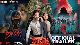 Thama Official Trailer Hindi  New 2024  Ayushmann Khurrana Rashmika Nawazuddi Stree 2 birthday [upl. by Zeena670]