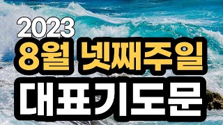 대표기도 예시문 l 8월 넷째 주일예배기도 l 8월 4주 대표기도문 모음 l 대표기도가 어려운분들을 위한 기도예시문 ㅣ 2023년 8월 마지막 주일 예배대표기도 [upl. by Nylisoj]