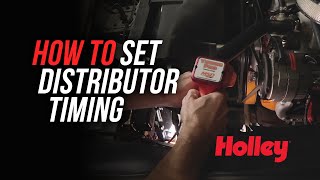 How To Set Timing Ignition Timing With A Distributor [upl. by Ynahpit]