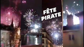 La Fête des lumières 2020 à Lyon enflammée par un feu dartifice surprise [upl. by Mcnair352]