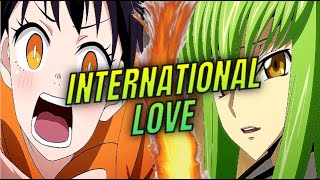 AMV International Love  Pitbull ft Chris Brown [upl. by Ij]