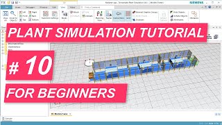 Tecnomatix Plant Simulation Tutorial 10  How to create a Hierachically Structured Model [upl. by Schramke]