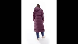 THE NORTH FACE Triple C Parka Jacket Coat Hooded Shiny Purple Women  Asos [upl. by Aenehs]