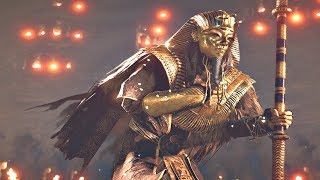 Assassins Creed Origins Curse of The Pharaohs DLC  All Pharaoh Boss Fight amp Ending [upl. by Nibroc]