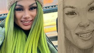 How to draw a portrait Snow Tha Product [upl. by Anilev716]