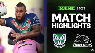 NRL 2023  New Zealand Warriors v Penrith Panthers  Match Highlights [upl. by Dumm]