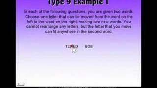 11 Plus Verbal Reasoning Type 9 [upl. by Natfa471]