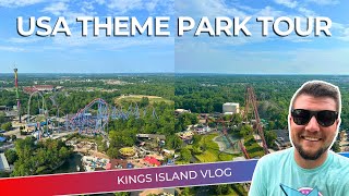 Kings Island Vlog  USA Theme Park Tour  Summer 2024 [upl. by Nowad]