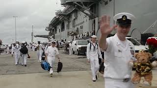 USS Kearsarge Returns From Deployment [upl. by Muller312]