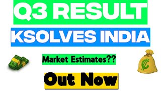 Ksolves India Q3 Result 2025  Ksolves Result Analysis  Ksolves Latest News  Quarterly Results [upl. by Deraj630]