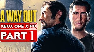 A WAY OUT Gameplay Walkthrough Part 1 1080p HD Xbox One X  No Commentary [upl. by Pace]