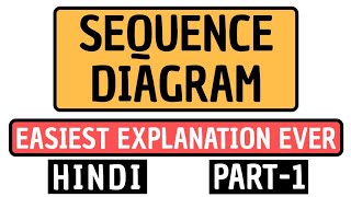 Sequence Diagram Part1 Explained in Hindi l UML Diagram l Software Modeling and Designing Course [upl. by Sedgewake563]