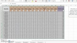 Excel  sortowanie i filtrowanie danych [upl. by Ddal311]