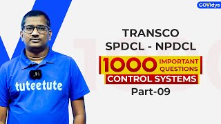 TRANSCO  1000 Important Questions  Control Systems Part09  EEE amp ECE transco tgtransco spdcl [upl. by Boleyn]