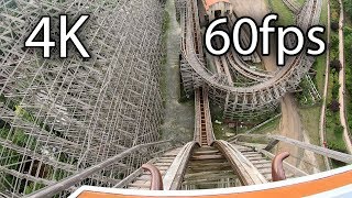 El Toro front seat onride 4K POV 60fps Six Flags Great Adventure [upl. by Romano]