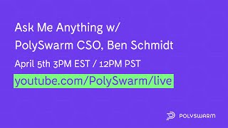 Livestream QampA w Chief Security Officer Ben Schmidt April 5th 3pm EST  12PM PST [upl. by Anum]