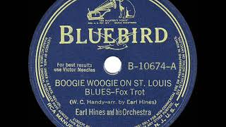 1940 HITS ARCHIVE Boogie Woogie On St Louis Blues  Earl Hines [upl. by Eelegna816]