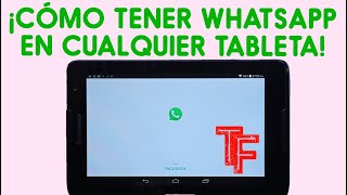 🤔¿Cómo instalar Whatsapp en mi tablet sin chip👉MIRA QUE FÁCIL [upl. by Onaled849]