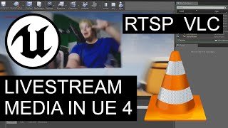 Tutorial RTSP Livestream Media in Unreal Engine 4 [upl. by Grazia921]