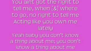 Kelly Clarkson  Mr Know It All Lyrics [upl. by Wiltshire]