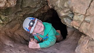 Extreme Claustrophobia Camping amp Cave Adventure [upl. by Oibaf841]