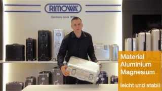 Rimowa Koffer aus Aluminium Magnesium  die leichtesten AluKoffer auf dem Markt [upl. by Dauf]