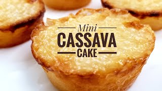 Mini Cassava Cake  PinoyCookingRecipes [upl. by Lyrpa]