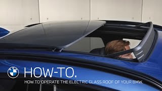 How to operate the electric glass roof of your BMW – BMW HowTo [upl. by Cybill264]