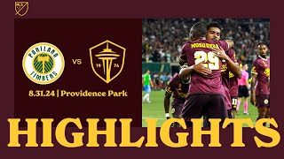 HIGHLIGHTS  Portland Timbers vs Seattle Sounders FC  Aug 31 2024 [upl. by Hama]