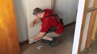 How To Hang A Door  DIY At Bunnings [upl. by Yessac983]