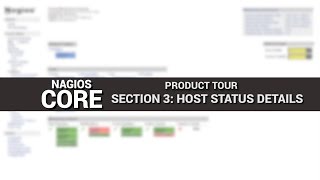 View your Host Status Details on this Nagios Core page Tour Part 3 [upl. by Natsirt]