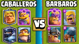 CABALLEROS vs BARBAROS  OLIMPIADAS de CLASH ROYALE [upl. by Ajup]