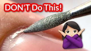 Mistakes When Using Electric Nail File  STOP Doing These to Avoid Nail Damage [upl. by Guenevere]