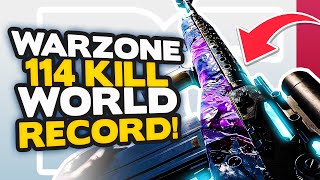 Warzone 114 KILL WORLD RECORD with OVERPOWERED DMR 14 Loadout [upl. by Annelise]