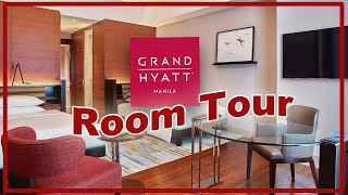 Grand Hyatt Hotel Manila BGC Room Tour [upl. by Cirone]