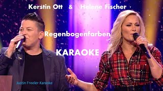 Regenbogenfarben Karaoke Kerstin Ott Helene Fischer [upl. by Ahtiuqal]