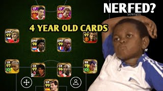 I Tried 4 Year Old Legendary Cards in eFootball 25 🥹❣️ [upl. by Pendleton]