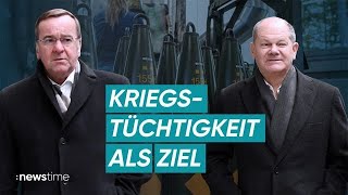 Scholz und Pistorius besuchen geplante Munitionsfabrik in Niedersachsen [upl. by Assen]