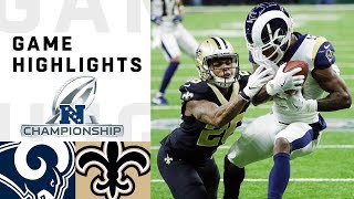 Rams vs Saints NFC Championship Highlights  NFL 2018 Playoffs [upl. by Yblocaj807]