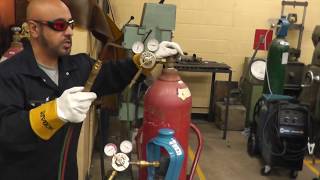 Oxy Acetylene Welding setup [upl. by Timofei]