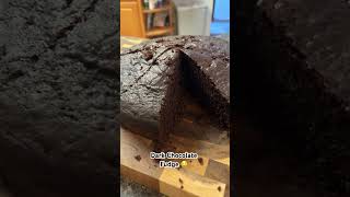 Dark Chocolate Fudge  CHOCOLATE CAKE homemadesnacks easytobake [upl. by Eirrod]