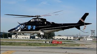 Agusta A109 Helicopter Crashed on 11062020 at Keck Hospital USC  Video Start Up amp Takeoff N109EX [upl. by Anile]