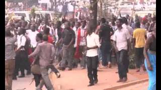 Makerere students strike over tuition [upl. by Enelram]