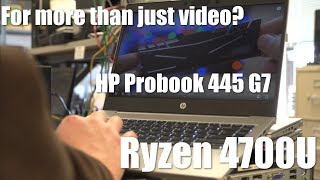 HP Probook 445 G7 with Ryzen 4700 Review [upl. by Harts]