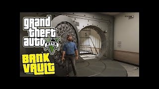 GTA 5 secret bank vault location OFFLINE [upl. by Presber206]