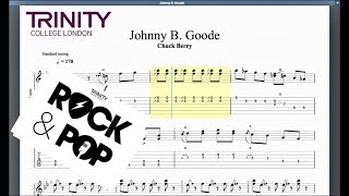 Johnny B Goode Trinity Grade 6 Guitar [upl. by Alison889]